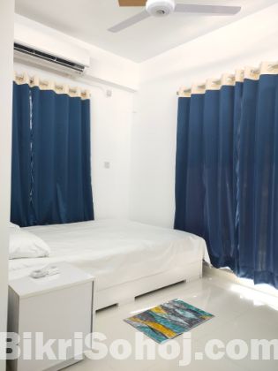 Rent Furnished Two Bedroom Apartment in Bashundhara R/A